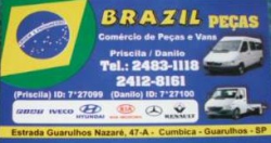 BRAZIL PEÇAS COMÉRCIO DE PEÇAS PARA VANS.